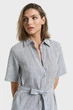 Жіноча лляна сукня у смужку REG LINEN STRIPED SHIRT DRESS Gant 36 4503391 - изображение 3