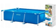 Каркасний басейн, Intex 28271, прямокутний, 2300 л, розмір 260х160х65 см, у коробці - зображення 1