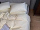 Постільна білизна з резинкою Pastel Yellow(W1381) варена бавовна Полуторний розмір Комфорт (160х215), наволочки 70/70 - зображення 2