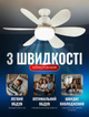 Лампа LED вентилятор под стандартный патрон E27, вентилятор на пульте управления, люстра с вентилятором люстра с вентилятором и пультом управления - изображение 4