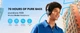 Навушники Bluetooth Soundcore H30i On-Ear Pure Bass, 70 годин роботи, 40мм драйвери, легкі бездротові 183 г - зображення 2