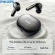 Bluetooth навушники Philips TAT1320 TWS бездротові, вакуумні earbuds з мікрофоном, для телефону, Android/iPhone, спорт - зображення 5