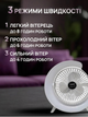 Вентилятор на акумуляторі настільний вентилятор бездротовий c RGB-підсвічуванням USB вентилятор - зображення 6