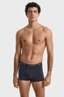 Чоловічі темно-сині боксери (3 шт) MICRO PRINT TRUNK 3 PACK Gant S 902513033 - зображення 2