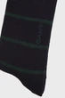 Чоловічі темно-сині носки у смужку STRIPED RIB SOCKS Gant 40-42 9960332 - зображення 2