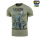 M-Tac Футболка Freedom Light, Olive, XS - изображение 1