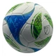 Мяч футбольный №5 Grippy белый-синий-зеленый GR4-MLS - изображение 2