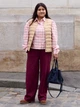 Брюки женские Uniqlo 195450001 2XL Бордовые (1159859778) - изображение 3