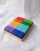 Деревянные цветные кубики 20 шт. - NashiToys - изображение 3