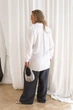 Рубашка plus size із софту вільного крою ST-Style 92561 66-68 Білий - зображення 3