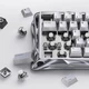 Клавіатура магнітна GravaStar Mercury V60 Pro 60keys, GravaStar Blackcore, USB-A, 8k, RGB, Chrome Silver - зображення 6