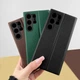 Чехол-книжка Fibra Leather Flip для Samsung S25 Ultra, коричневый - изображение 6