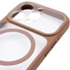 Чохол TPU+PC GETMAN Moon Clear with MagSafe для Apple iPhone 13 Pro (6.1") Brown - зображення 5