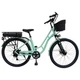 Велосипед с электромотором SPARK E-CITY LITE 18" 48V/500W/12,8Ah мятный - изображение 1