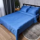 Комплект постільної білизни Moon&Star Сатин Premium Crystal Blue євро 200х220 наволочки 4х70х70 (MS-820012754) - зображення 1