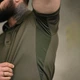 Тактическое поло с вентиляционными зонами и липучками под шевроны олива размер M - изображение 5