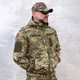 Тактическая куртка G10 с липучками под шевроны и манжетами на резинках мультикам размер 5XL - изображение 3