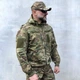 Тактическая куртка G10 с липучками под шевроны и манжетами на резинках мультикам размер 5XL - изображение 5
