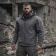 Куртка Han-Wild со скрытым капюшоном и манжетами на липучках серая размер XL - изображение 4