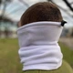 Флисовый Баф с фиксатором для регулировки белый One Size - изображение 3