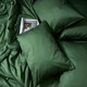 Комплект постельного белья Moon&Star Сатин Premium Green Velvet King Size 220x240 наволочки 4х70х70 (MS-820012814) - изображение 5