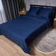 Комплект постельного белья Moon&Star Сатин Premium Blue Night Corner Сімейні 160х220х2 наволочки 2х70х70 (MS-820012702) - изображение 1