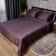 Комплект постельного белья Moon&Star Сатин Premium Velvet Plum Corner Сімейні 143х210х2 наволочки 2х70х70 (MS-820012627) - изображение 1