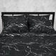 Комплект постільної білизни Moon&Star Мікросатин Premium Marble Noir Сімейні 160х220х2 наволочки 2х50х70 (MS-820012211) - зображення 6