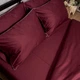 Комплект постільної білизни Moon&Star Сатин Premium Red Wine Corner євро 200х220 наволочки 2х70х70 (MS-820012507) - зображення 3