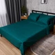 Комплект постельного белья Moon&Star Satin Stripe Emerald Сімейні 160х220х2 наволочки 2х40х60 (MS-820012980) - изображение 1