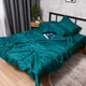 Комплект постельного белья Moon&Star Satin Stripe Emerald Сімейні 160х220х2 наволочки 2х40х60 (MS-820012980) - изображение 4