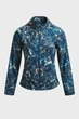 Жіноча синя вітровка з візерунком UA STORM OutRun Cold Jacket Under Armour XS 1373979-437 - изображение 5