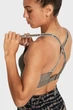 Жіночий коричневий топ UA Infinity Mid 2.0 Bra Under Armour S 1384123-200 - изображение 5