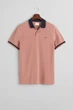 Чоловіче рожеве поло 4-COL OXFORD SS PIQUE Gant M 2057029 - изображение 5