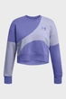 Жіночий фіолетовий світшот Essential Fleece Crop Crew Under Armour XS 1382721-561 - зображення 3