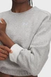 Жіночий сірий світшот UA Rival Fleece Piped Crew Under Armour XS 6007035-011 - зображення 2