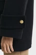 Жіноче чорне вовняне пальто LENGTH Gant M 4700390 - изображение 5