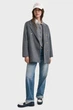 Жіноче сіре вовняне пальто HANDSTITCHED Gant L 4700383 - изображение 2