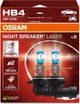 Zestaw żarówek samochodowych OSRAM Night Breaker LASER HB4 2 szt. (9006NL-2HB) - obraz 1