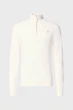 Чоловіча біла вовняна кофта SUPERFINE LAMBSWOOL HALF ZIP Gant XL 87213 - изображение 5
