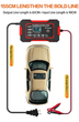 Зарядное устройство RJ Tianye 12V 6A автоматическое для аккумулятора авто мото с LCD дисплеем импульсная зарядка 4 режима для АКБ AGM GEL VRLA свинцово-кислотных 4–100Ah с восстановлением и защитой, красный - изображение 9