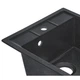 Кухонная мойка Lidz 460х515/200 BLA-03 (LIDZBLA03460515200) - изображение 5