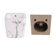 Комплект Qtap Tern Marble 3 в 1: унитаз подвесной Ultra Quiet + биде подвесное + раковина накладная QTTERMR49164 - изображение 8