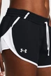 Жіночі чорні шорти UA Fly By 3'' Shorts Under Armour XS 1382438-002 - изображение 4
