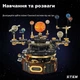 Конструктор Qiaopigu Исследование космоса Восьми планет Солнечной системы 1098 деталей - изображение 5
