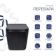 Унитаз подвесной Qtap Tern New Ultra Quiet с сиденьем с сиденьем Soft-Close MATT BLACK QT17332303ASMB - изображение 3