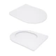 Унітаз підвісний Qtap Swan безободковий Ultra Quiet з сидінням Soft-close QT16335179W - зображення 8