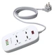 Сетевой фильтр питания ColorWay 4 розетки/4USB White 1.8м (1QC3.0 + 3 AUTO ID) (CW-CHU44QW) - изображение 6