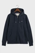 Чоловіче темно-синє худі REG SHIELD FULL ZIP Gant XXL 2007059 - зображення 5