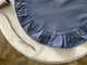 Салфетка с рюшами под тарелку Ecotton Duck водоотталкивающая круглая (4066 Blue) (25604_000) - изображение 3